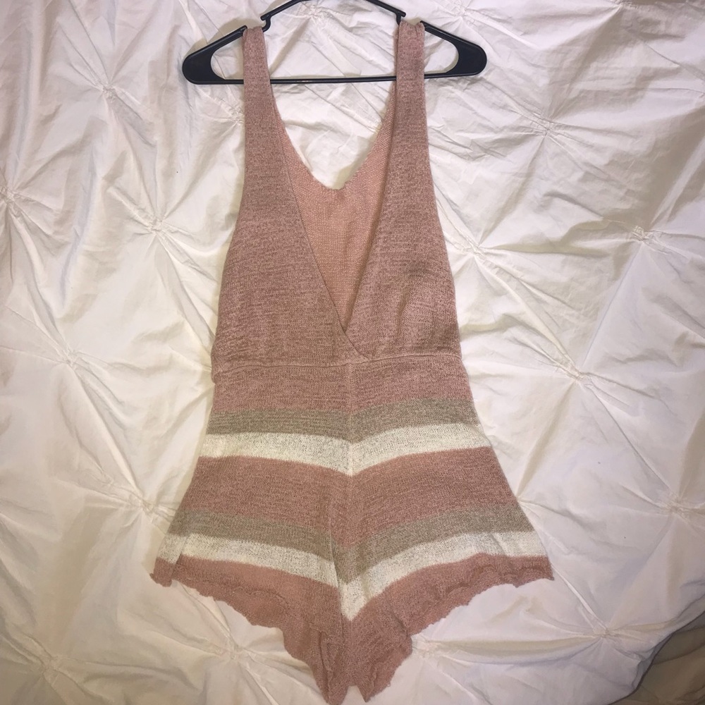 Tan Romper